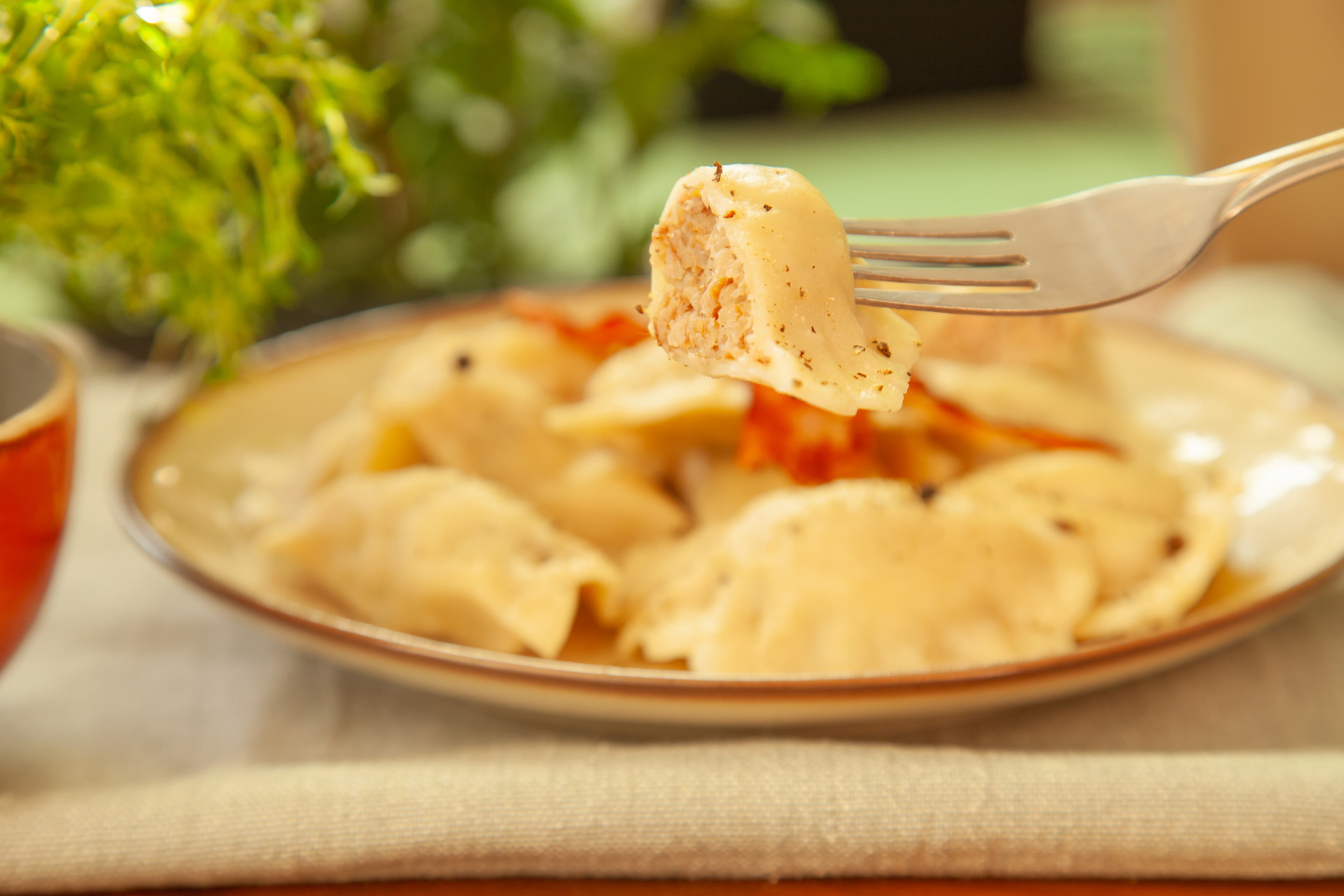 Pierogi z kaszą i boczkiem Herbowa
