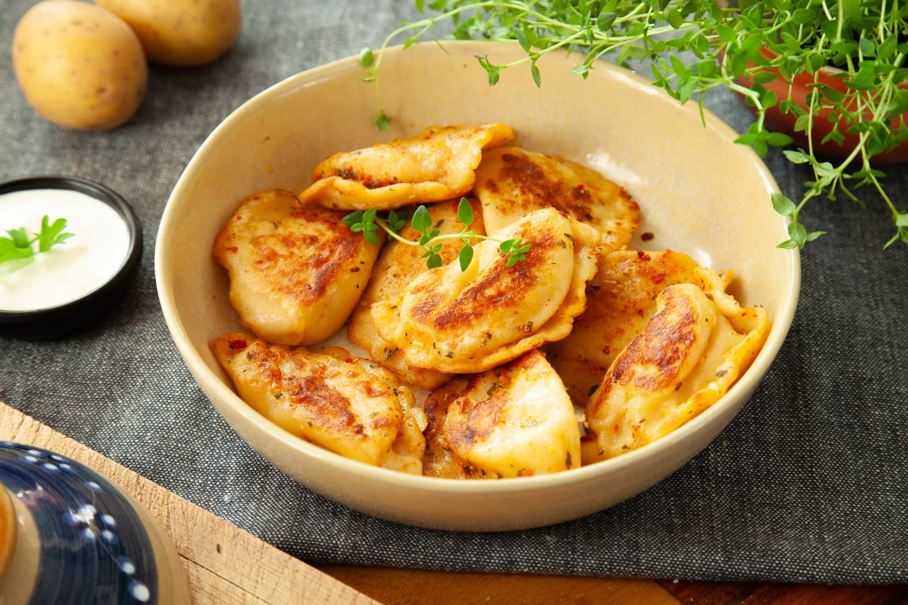Pierogi ruskie grillowe Herbowa